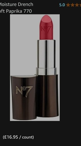 No7 moisture drench - drench, lipstick