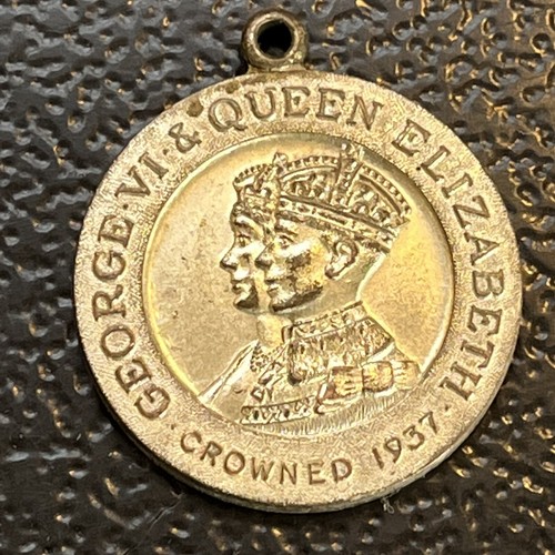 1937 coronation medal george - medal,
