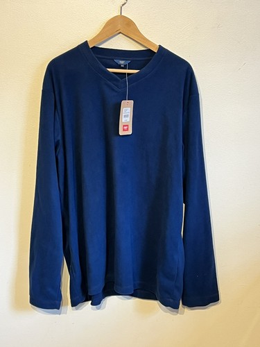 Cotton traders fleece pullover - cotton,