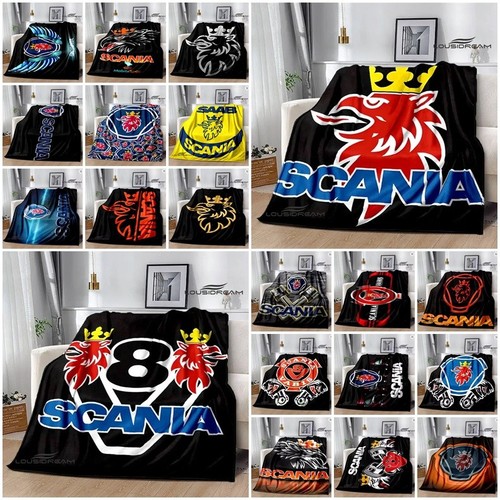 Scania trucks fleece blanket - scania,