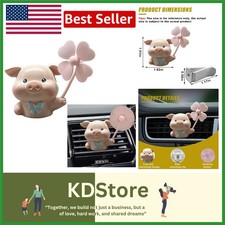 Cute Pig Windmill Car Vent Freshener & Decor