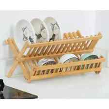 Folding Dish Drainer Pine Wood