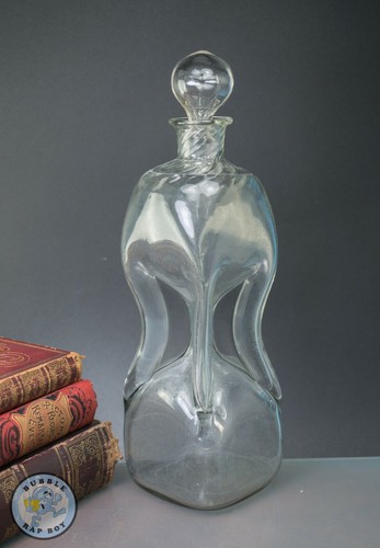 Antique kuttrolf decanter with - decanter,