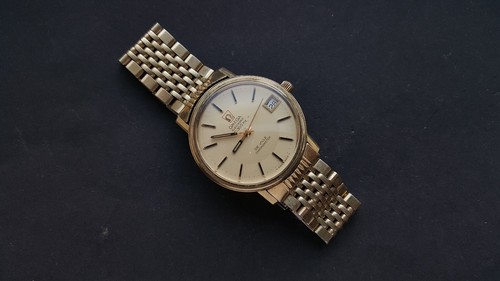 Gents gold tone omega - gents,