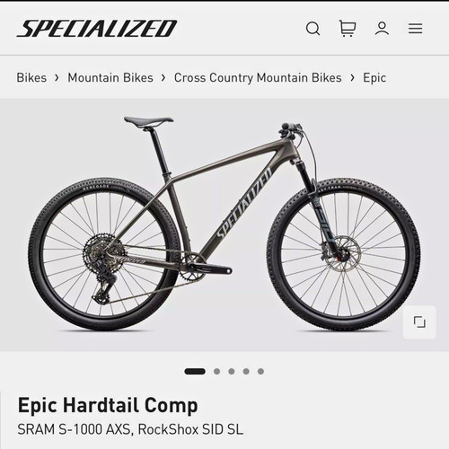 Specialized epic hardtail comp - hardtail,