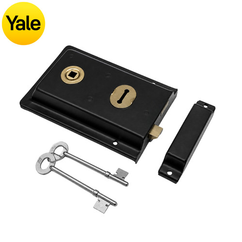 Yale rim sashlock - sashlock, black