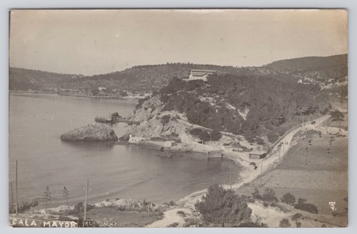 Cala mayor mallorca postcard - cala,