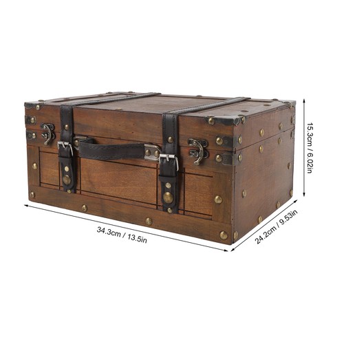 Wooden chest vintage - wooden,