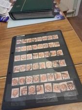 Victoria Half Penny Stamps Used X48