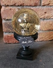 Tk Maxx Homesense Frankenstein halloween ornament snowglobe black silver glitter