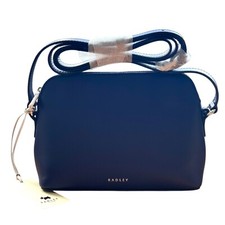 RADLEY Handbag Blue Leather