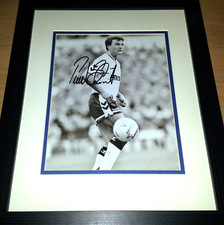 PAUL STEWART SPURS LEGEND FOOTBALL SIGNED AUTOGRAPHED DISPLAY COA