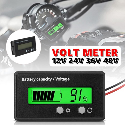 Battery capacity voltmeter - battery,