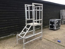 Used Aluminum Podium Tower,good usable condition why rent bargain price