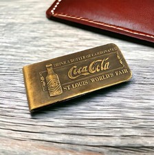 Vintage brass Money clip