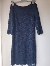 Italian Lace Navy Dress Size S