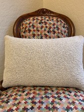 Cream Boucle Scatter Filled