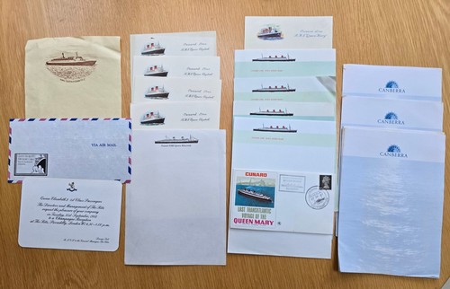 Cunard paper emphera - job, lot