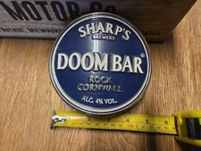 Sharp's Doombar Rock Cornwall Alc 4% Bsr Pump Badge Metal