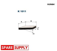 FILTER, INTERIOR AIR FOR