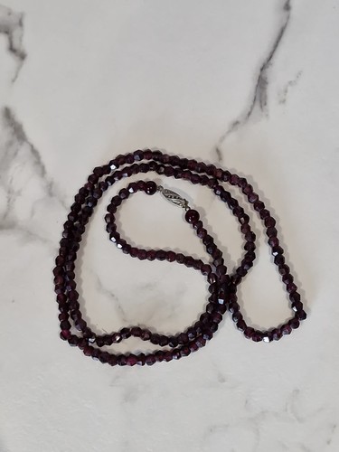 Vintage faceted garnet - vintage,