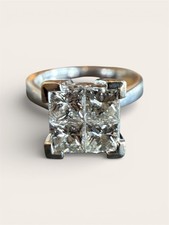 18ct White Gold 4 Stone 1ct