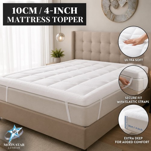 10cm deep mattress topper - 10cm,