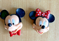Mickey & Minnie Mouse Disney 3D Head Fridge Magnets