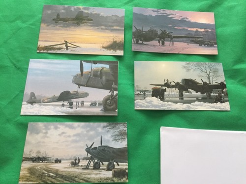 Ww2 aircraft postcards by - x,