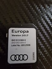 Audi sat nav sd card Version 2017