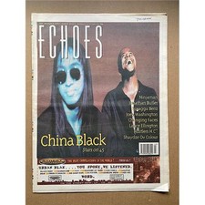 CHINA BLACK ECHOES MAGAZINE OCTOBER 22 1994 - CHINA BLACK cover with more inside