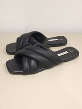 Primark black sliders flip