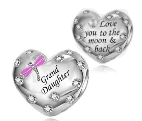 Granddaughter dragonfly pink - dragonfly,