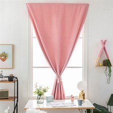 1PC Curtain Aoresac Home Simple Solid Color Blackout Double Sided Curtain