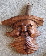 Folk Art Carved Wood Tree