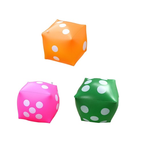 Giant inflatable dice toy - toy, game