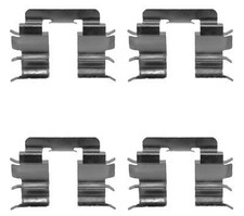 Front brake pad accessory kit - pad,