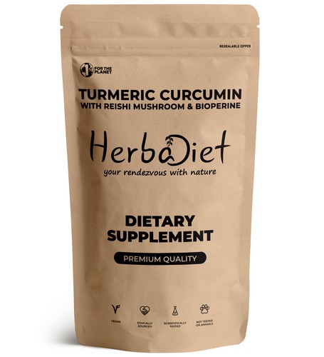 Turmeric curcumin with reishi - turmeric,