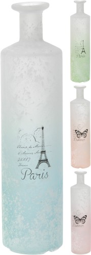 Tall 29cm glass vase - 29cm,
