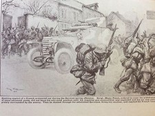 a1l ephemera 1917 ww1 picture sgt major pezon covers french retreat 