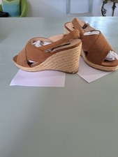 Rope Wedge Sandals With
