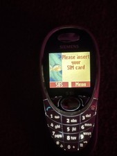 Siemens S55 Mobile Phone – Vintage – Fully Working – With Charger and  case 