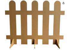 Freestanding Wooden Dog Gate