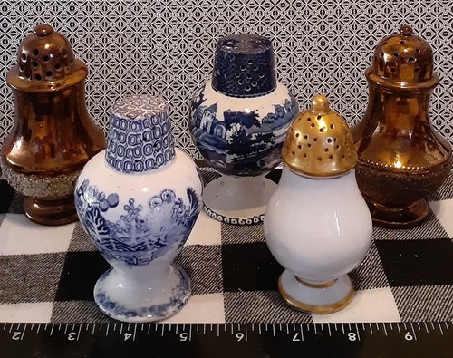 Antique pepper pots - pepper,