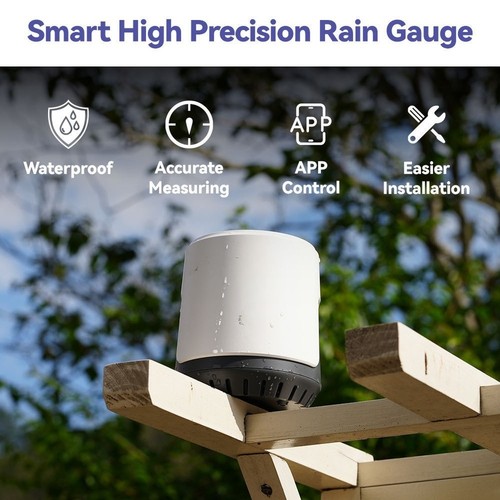Digital outdoor rain gauge - digital,