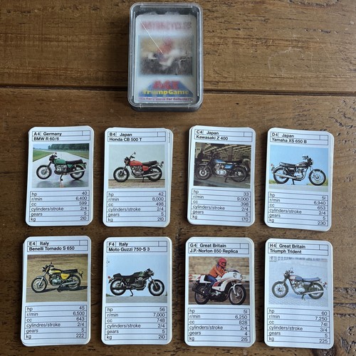 Vintage top trumps - ‘top, trumps’