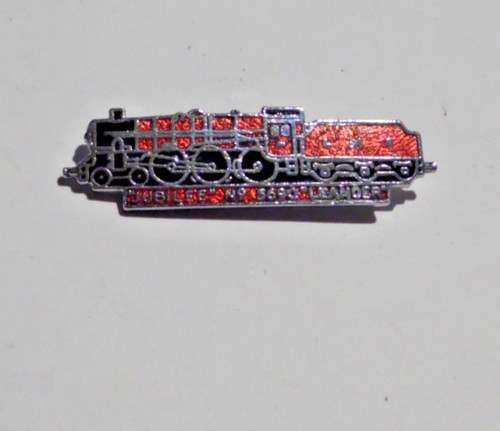 Vintage railway enamelled