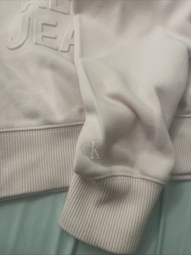 Calvin klein pink hoodie girls - pink,