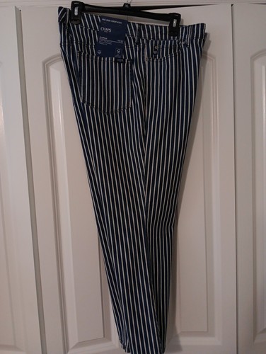 Chaps jeans stripes mid rise - jeans,