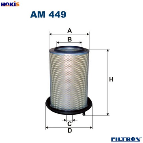 Air filter 449 for scania - for,
